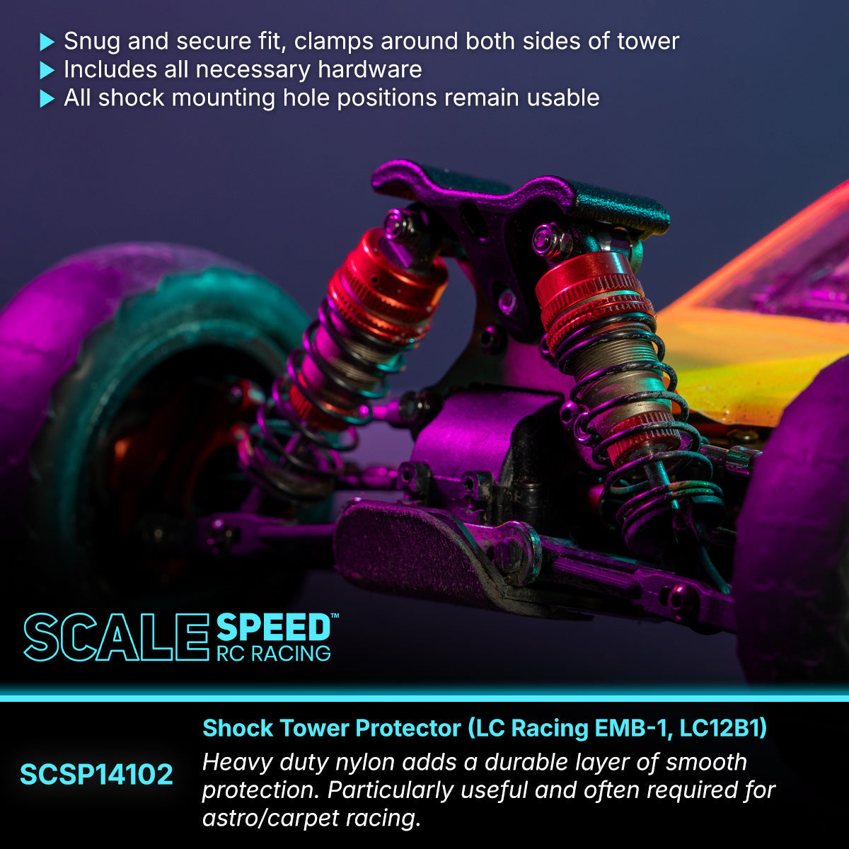 Shock Tower Protector (LC Racing EMB-1, LC12B1)