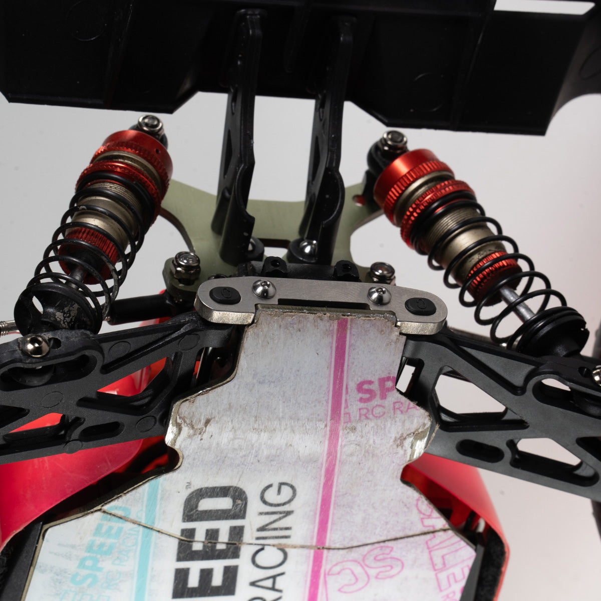 Bottom view of EMB-1 with titanium suspension mount installed