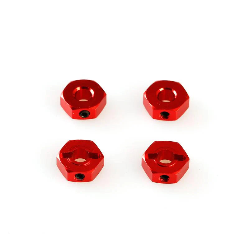 C7053 Wheel Hex, 12mm, Aluminum (4 pcs)