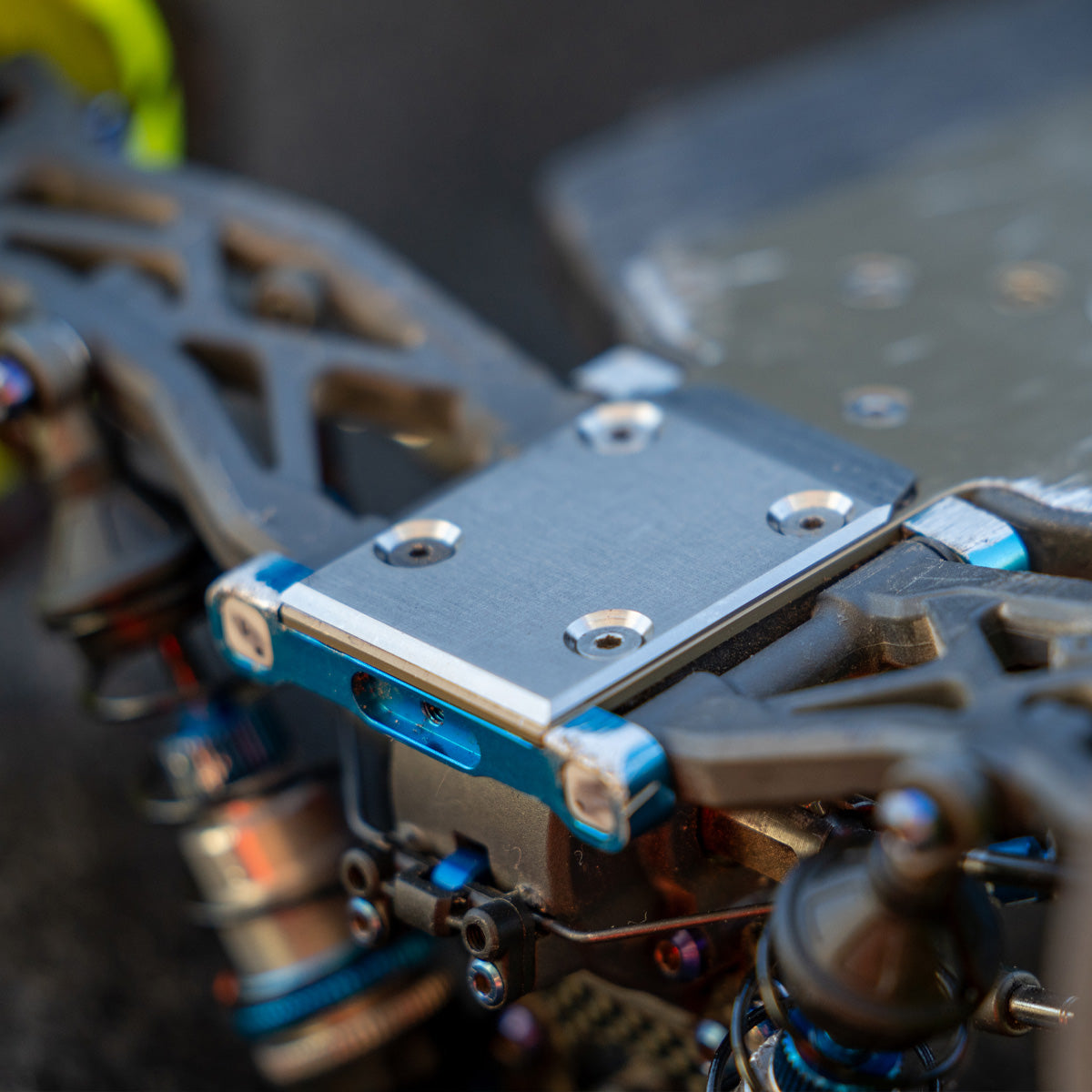 Titanium Skid Plates for Associated B7/SC7/T7, B74.2, and RC10/RC10T