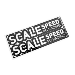 Scale Speed Sticker Sheet (4")