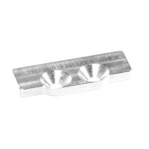 Titanium machined plate
