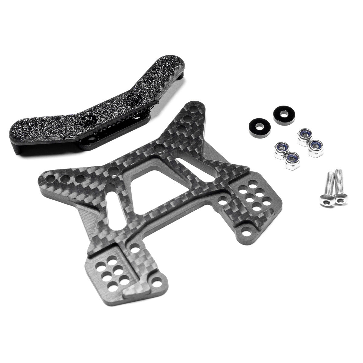 Associated RB10 carbon fiber front shock tower