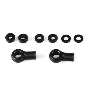 Shock rod ends and spacers