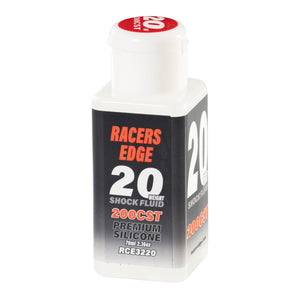 Racers Edge RCE3220 - 20 Weight (200 cst) 70 mL (2.36 oz) Pure Silicone Shock Oil
