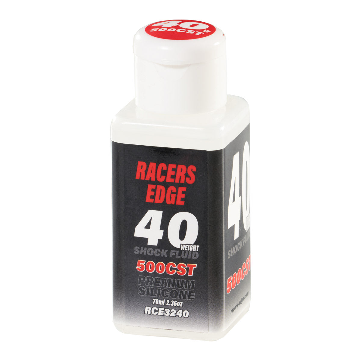 Racers Edge RCE3240 - 40 Weight (500 cst) 70 mL (2.36 oz) Pure Silicone Shock Oil