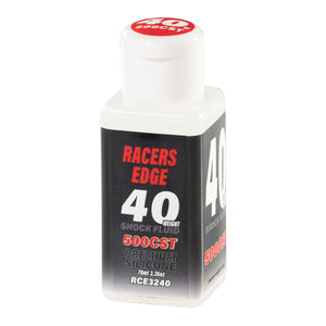 Racers Edge RCE3240 - 40 Weight (500 cst) 70 mL (2.36 oz) Pure Silicone Shock Oil
