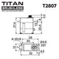Titan Brushless Micro Servo T2807