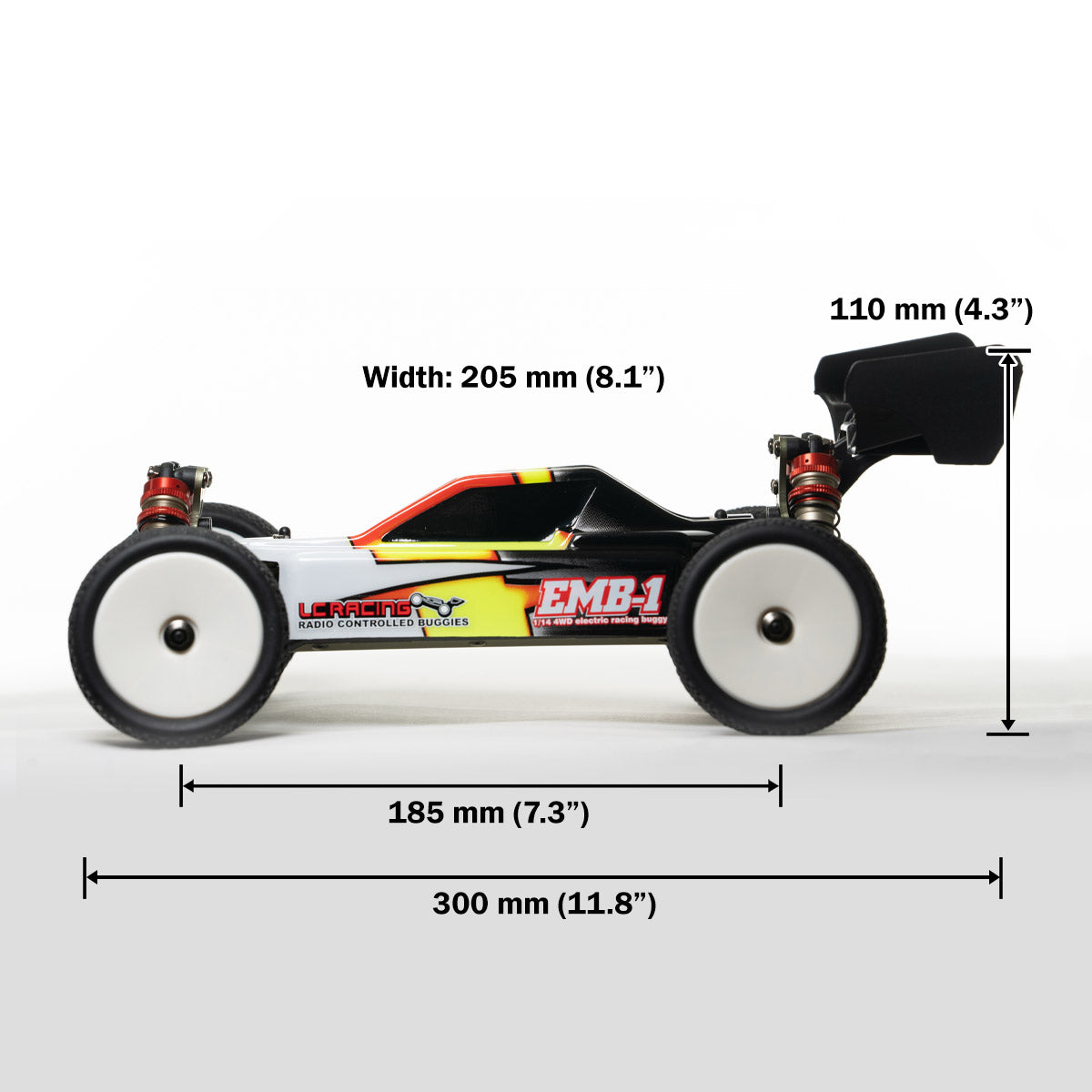LC Racing 1/14 EMB-1 Brushless 4WD Buggy (RTR)
