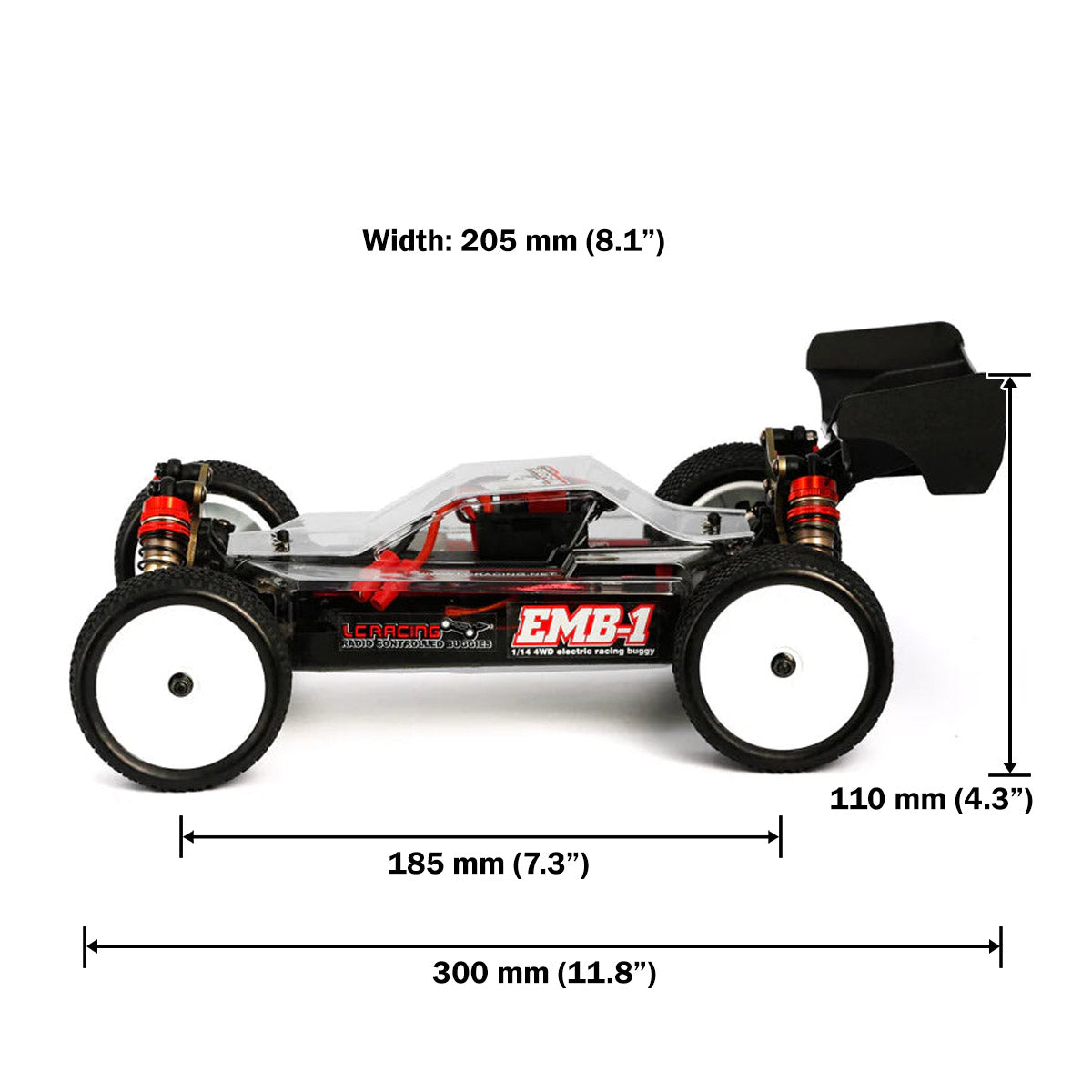 LC Racing 1/14 EMB-1 4WD Buggy (Pro Kit)