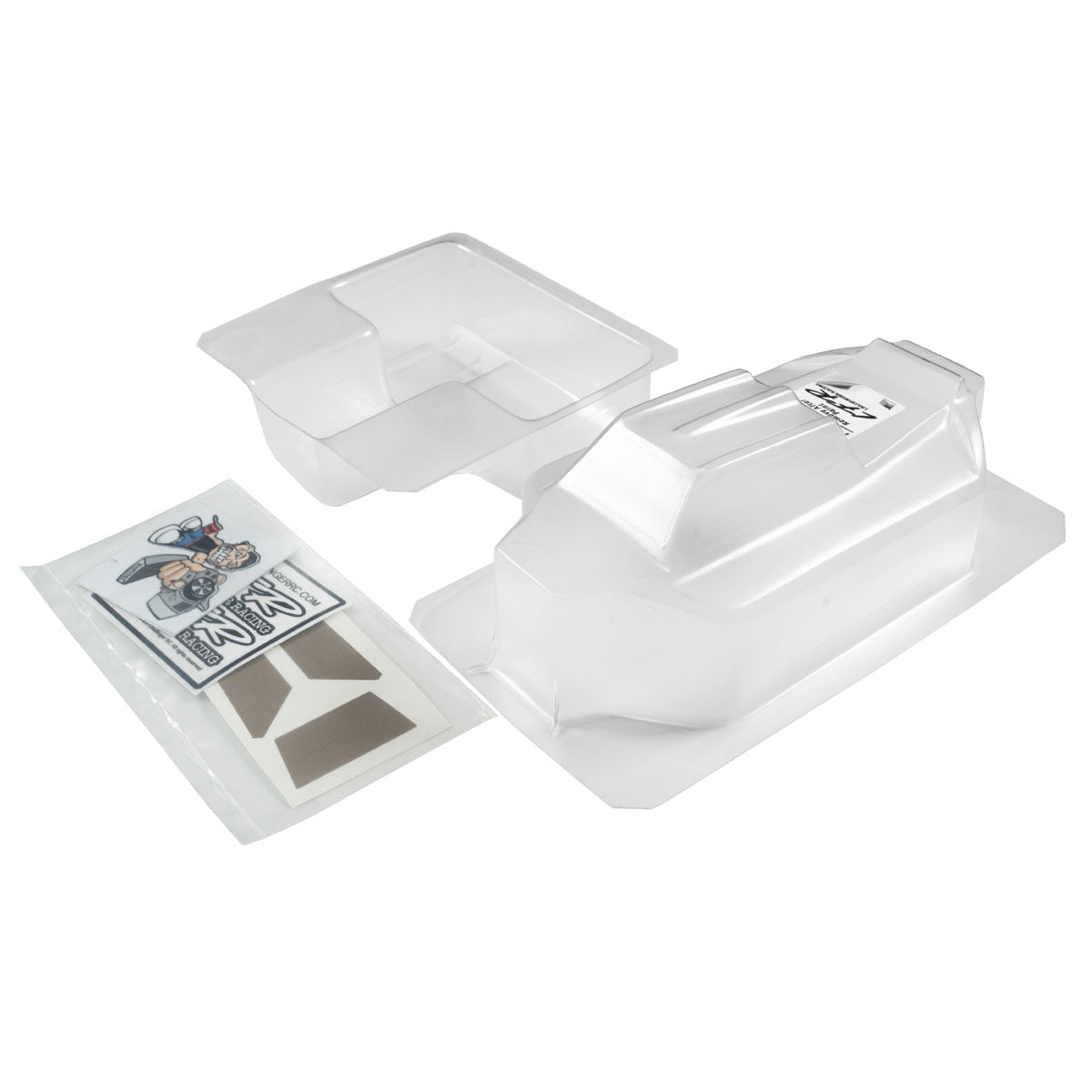 Leadfinger Racing Beretta Body and Forge Wing, Clear (LC Racing EMB-1)