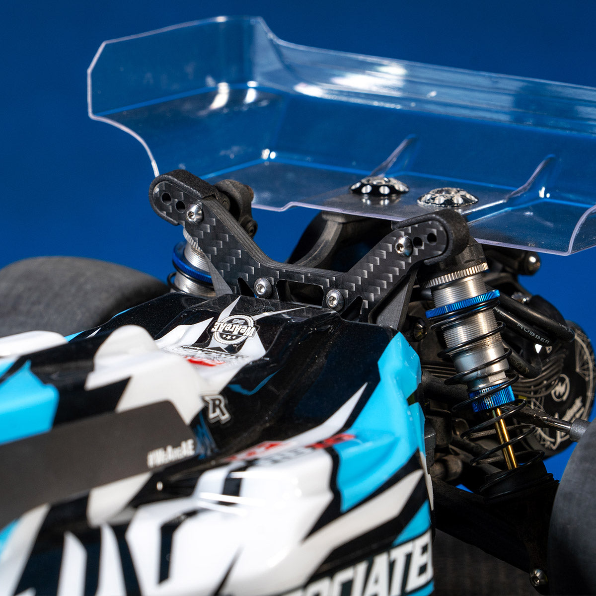 Associated RB10 carbon fiber rear shock tower
