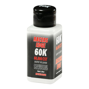 Racers Edge RCE3350 - 60,000 cst 70 mL (2.36 oz) Pure Silicone Diff Oil