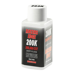 Racers Edge RCE3365 - 200,000 cst 70 mL (2.36 oz) Pure Silicone Diff Oil